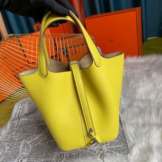 Before it sells out! Hermes Picotin Lock replica PM MM silver hardware erb79768