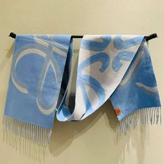 Attention ★ Loewe's popular Anagram wool & cashmere scarf replica loe78061