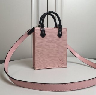 Louis Vuitton Petite Sac Plat Replica Epi Rose Ballerine Shoulder Bag M69575