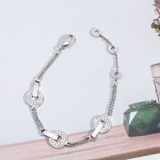 Best Price Challenge Bvlgari Bvlgari Bvlgari Bracelet Pink Gold Diamond Bun11607