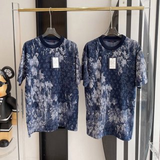 Louis Vuitton Super Copy T-shirt Monogram Tie Dye Printed 1A99VL