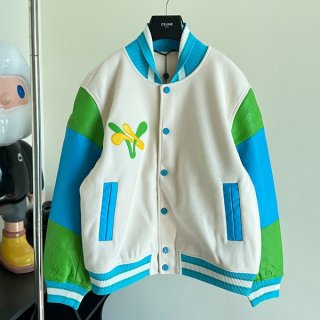 Louis Vuitton Donald Duck Leather Varsity Jacket vus20871