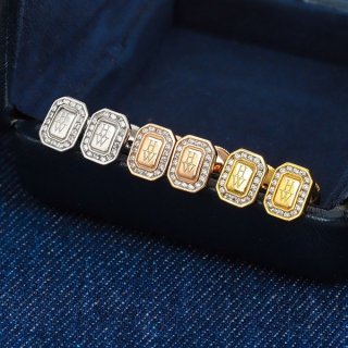 Harry Winston Replica Diamond Logo Earrings 3 Colors inb03859