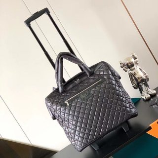 Chanel Coco Cocoon Carry Bag Replica/Trolley Bag/Travel Bag Nylon Black shd82427