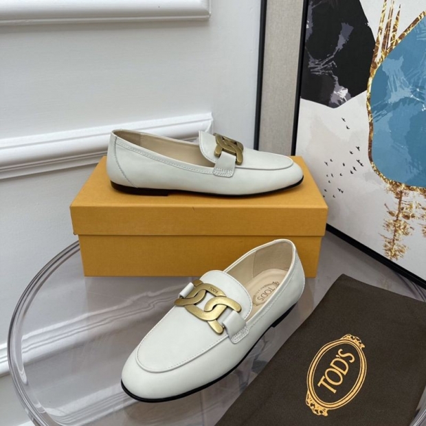 Rare color ◆ TODS Kate leather loafers replica too55220
