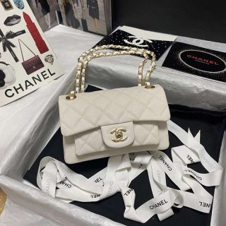 Chanel discontinued caviar skin replica chain shoulder bag shz20414