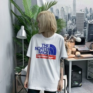 Hard to find Supreme x North Face x Nike collaboration ★ Special logo T-shirt Nom85360