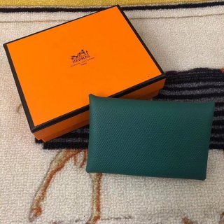 Hermes Calvi Replica Duo Coin Case he19109