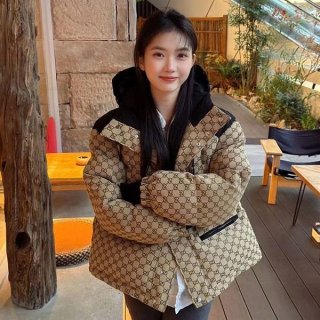 24 Autumn/Winter Pre-sale Gucci GG Canvas Down Jacket Replica guz53406