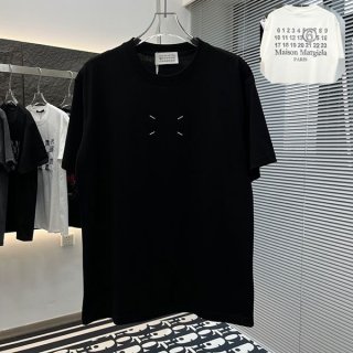 Maison Margiela T-shirt, copy logo, back calendar print, loose fit, short sleeves, Mak69917