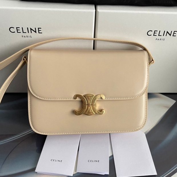 21AW New Celine Shoulder Bag Replica Teen Triomphe Bag Cea33230