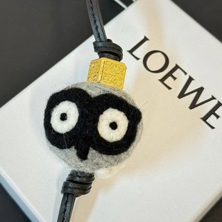 Loewe Owl Charm Replica (Felt & Calfskin) C880232X04