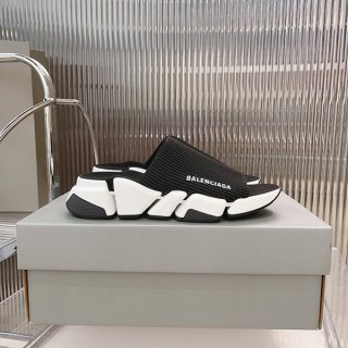 Immediate delivery Balenciaga Speed 2.0 replica recycled knit SLIDE sandals bab17650