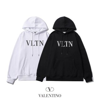 Love at first sight? Valentino hoodie replica logo hoodie sweatshirt 2 colors Vuh84871