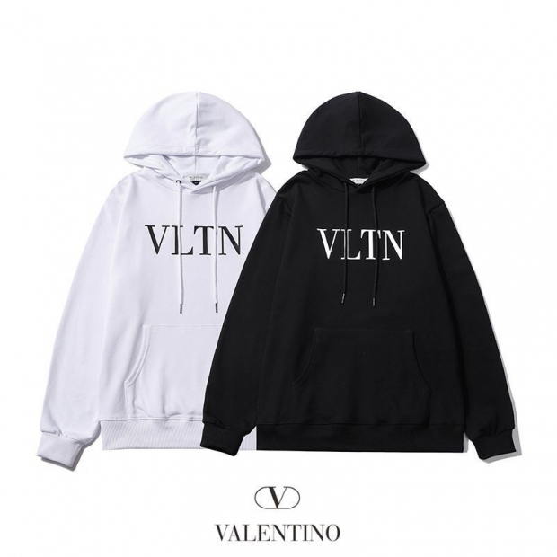 Love at first sight? Valentino hoodie replica logo hoodie sweatshirt 2 colors Vuh84871