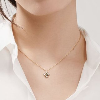 Boutique Tiffany 4 Stone Necklace Replica Tir17177