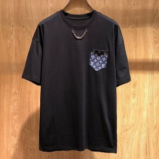 No.1 Popular Louis Vuitton Monogram Pocket Replica T-shirt vuh59629