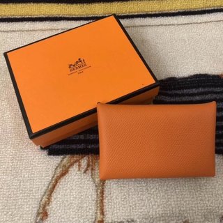 Hermes Calvi Replica Duo Coin Case he19111