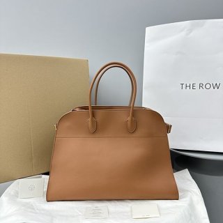 Sale New THE ROW Copy Soft Margaux 10 Suede Top Handle Bag zad96271
