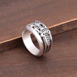 Chrome Hearts Dagger Ring Replica CH Cross Kuc27653