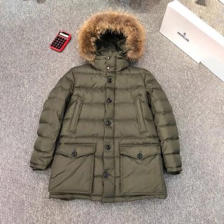 No customs duties Moncler fur hooded down jacket replica moc81993