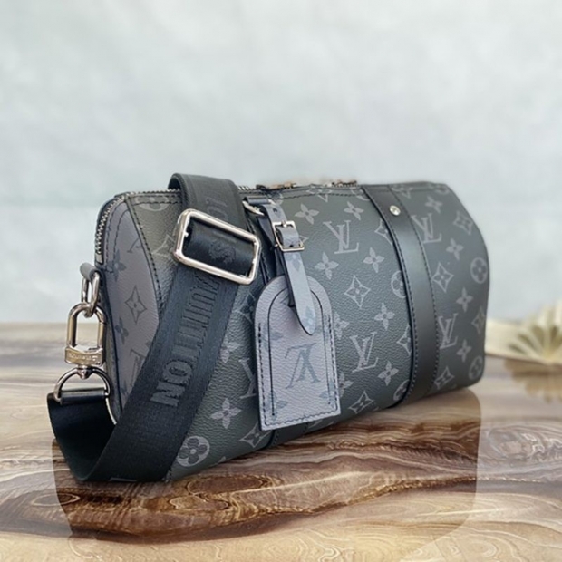 Very popular!! New color Louis Vuitton City Keepall Monogram Eclipse bag M45936