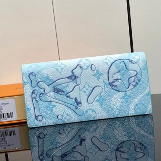 Louis Vuitton Replica Monogram Aqua Garden Brother Long Wallet M82306