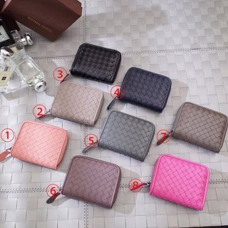 Very popular: Fake Bottega zippered coin purse, 8 colors, bor45335