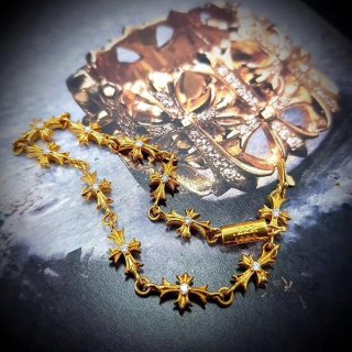 ★Chrome Hearts Replica★Sophisticated 22K Diamond Bracelet★ Kum41029
