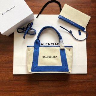 Hard to find Balenciaga Navy Cabas replica XS Blue 390346 AQ38N 4181