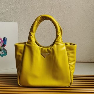 Fall/Winter Sale: Prada Soft Padded Nappa Leather Handbag Replica puj30665