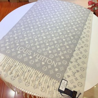 Super popular Louis Vuitton Monogram Cashmere Scarf Replica Game On vua95895
