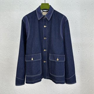Attention-grabbing! Gucci denim jacket replica gui59039