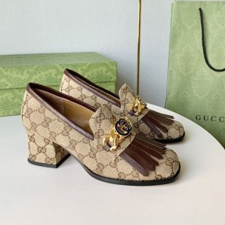 Gucci Interlocking G Mid Heel Pumps gug01856
