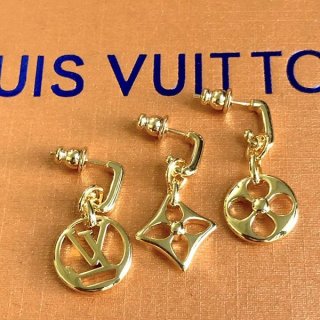 Louis Vuitton Earrings Blooming Monogram vux06730