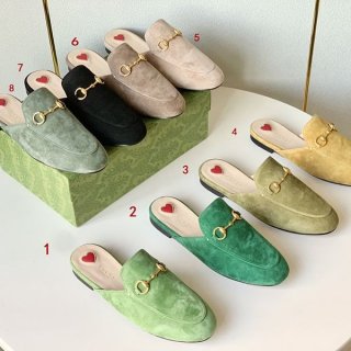 ☆Super popular☆ Gucci Princetown replica GG women's slippers guu99776