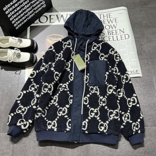 Popular all over the world? Gucci GG Jacquard Boa Jacket Replica guv13840