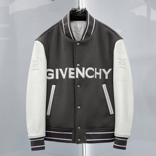 Very popular! Givenchy wool and leather bomber jacket replica jil93163
