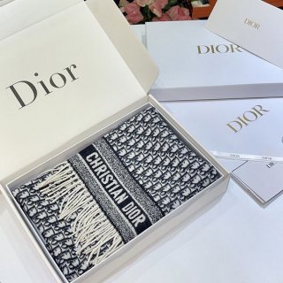 [Women's dream ☆] [Dior] Oblique reversible scarf copy dez94008