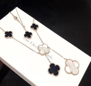 Extremely rare! Van Cleef & Arpels Magic Alhambra Necklace replica VCARD79200