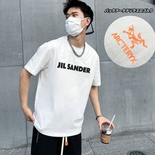 Sure to sell out, fake Jil Sander + x Arc'teryx collaboration logo T-shirt for men and women Jiw28108