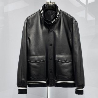 Berluti Patina Leather Blouson Golf Long Sleeve bee63078