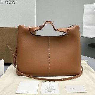 New design THE ROW Camdem leather shoulder bag with strap, fake zao97213