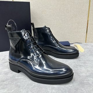 n-grade recommended prada leather lace-up boots fake puq65478