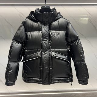 Popular all over the world? Prada black down jacket replica pud65967