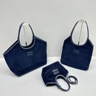 Sure to sell out Miu Miu fake lettering logo leather shopping bag 3 sizes myz30381