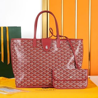 ★Popular in Japan! Goyard Replica Saint Louis GM Tote Bag Red God51388