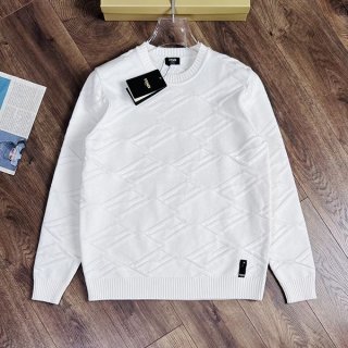 Super popular Fendi replica white wool jumper with long sleeves fef23066