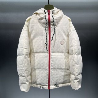 Recommended Gucci logo cream down jacket gus29657