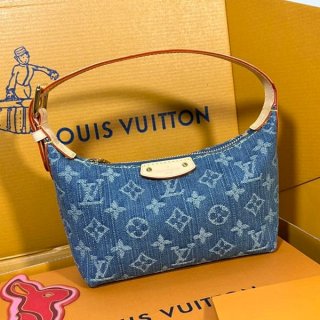 Love at first sight? Louis Vuitton Pochette Hills Denim Replica Monogram Shoulder Bag M82949